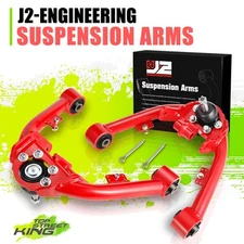 2-4"Lift Tubular Front Upper Control Arms for Silverado Sierra 1500 99-06 Red