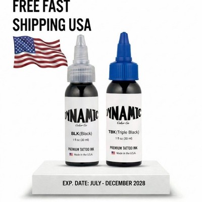 Dynamic Ink Bottle 1oz. - Black / Triple Black Ink