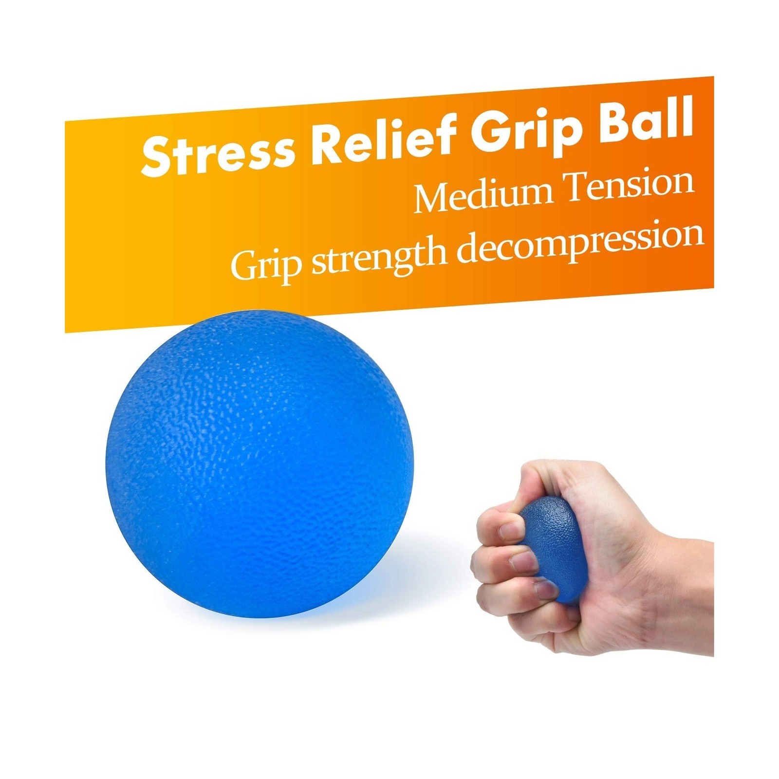 Grip Strength Trainer 7 Pack Adjustable, Finger Stretcher Resistance Extensor...