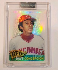 Topps 2005 Pristine Legends Dave Concepcion Refractor #93  MLB #211/549. Sealed