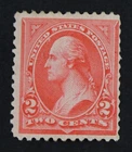 CKStamps: US Stamps Collection Scott#251 2c Washington Mint LH OG Gum Skip