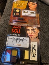 NEW Demon Doll  Egyptian Eyes Fun World Halloween Costume Makeup adult  kids
