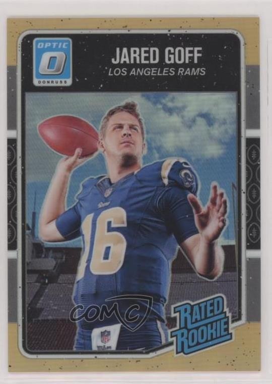 2016 Donruss Optic Rated Rookie Orange 91/199 Jared Goff #172 10ea