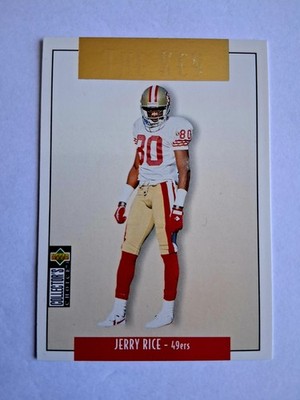 1995 UPPER DECK COLLECTORS CHOICE THE KEY GOLD JERRY RICE! VINTAGE!
