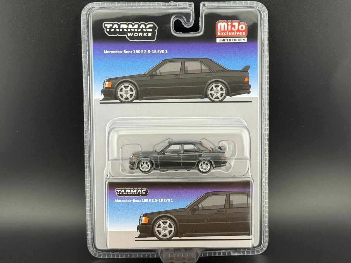 ミニカー MINICHAMPS Mercedes 190 E 1.6 Evo 1 Minichamps 1990 Mercedes 190E 2.5-16 Evo 1 Blue Black 1:18*NEW