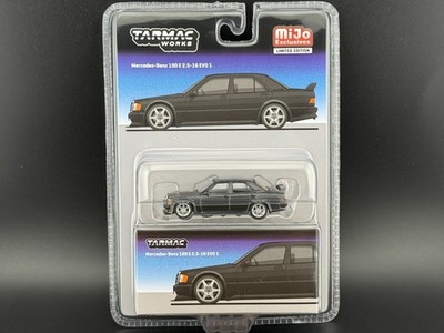 Tarmac Works Mercedes-Benz 190 E 2.5-16 EVO 1 Black Global64 1/64