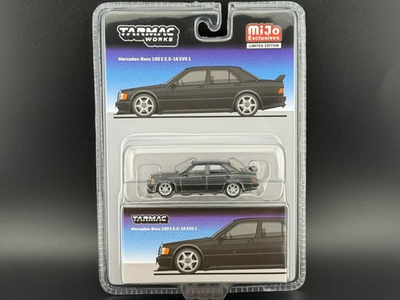 #ad #ad Tarmac Works Mercedes Benz 190 E 2.5 16 EVO 1 Black Global64 1 64 $13.99