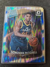 2017-18 Panini Donruss Optic Rated Rookie Card - Donovan Mitchell #188 Shock RC. rookie card picture