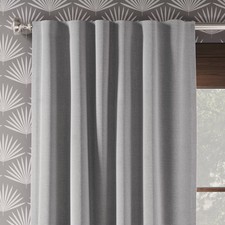 2pk 84"x50" Aruba Blackout Curtain Panels Gray - Threshold