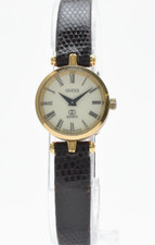 [Exc+5] Vintage Gucci 2000L SherryLine 21mm Ivory Roman Dial Qz Womens Watch #24