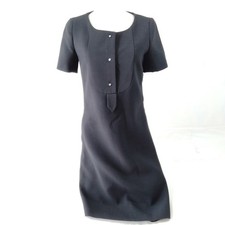 NO TARIFF Prada Dress Ladies Wool Rayon Silk 2880036
