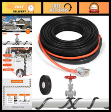 30FT Heat Tape for Water Pipes -40 F Deicing Cable, Freeze Protection, 120V 5W/f