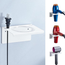 Blow Dryer Holder Wall Mounted, Hair Dryer Holder, Metal Hair Tool Organizer for