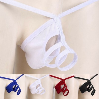 Men Sexy G-String Briefs Thong Bikini Trunks Underwear T-Back Jockstrap Panties