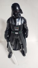 Star Wars Darth Vader Cape Black Action Figure Talks Lightsaber Red Lights 12