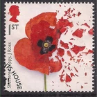 GB 2017 QE2 1st Cent First World War Poppy SG 3983 ex FDC ( B1296 )