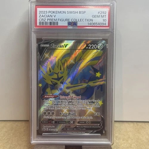 Zacian V (Shiny) SWSH292 SWSH: Sword & Shield Promo Cards Holo PSA 10