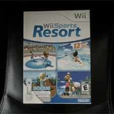 Nintendo Wii Sports Resort Box Motion Plus Cartridge Case
