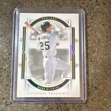2024 Panini National Treasures Mark McGwire #83 Holo Gold /10 Athletics