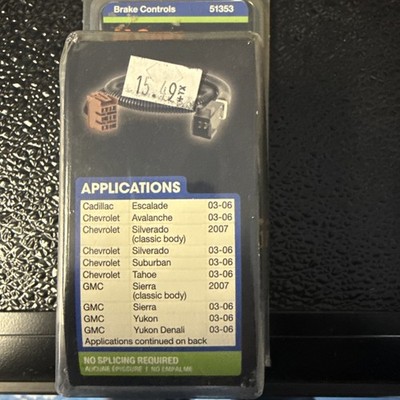 CURT Early 2000s GM Brake Controller Harness Brand New Part #51353