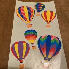 Mrs. Grossman's Vintage 1999 Stickers HOT AIR Balloons