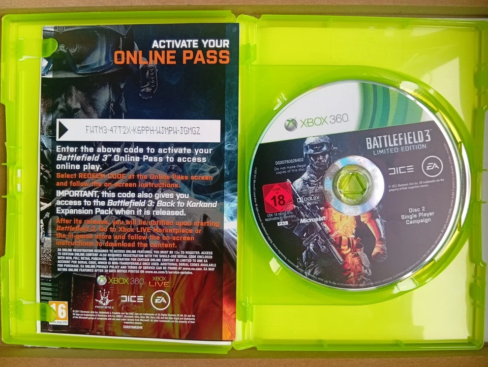 Battlefield 3 Limited Edition (Xbox 360) *Near Mint* - Image 2 of 4