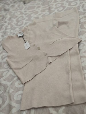 Pink Rose Womens Pantsuit Sz M Heather Oatmeal Vest & Pants NWT Super Soft