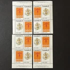 Canada 565a Matched Plate Blocks Set MNH - 1972 Plains Indians (Untagged)