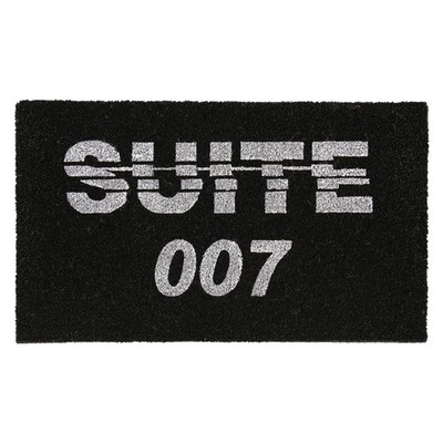 Fußmatte Türvorleger Pad Lifestyle Suite 007 Fußabstreifer Spruch Grau 45x75cm