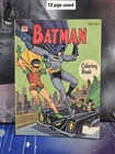 Vintage 1967 Batman Coloring Book #1002 Whitman (13 Pages Colored)