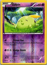 Gulpin 37/119 XY - Phantom Forces Reverse Holo