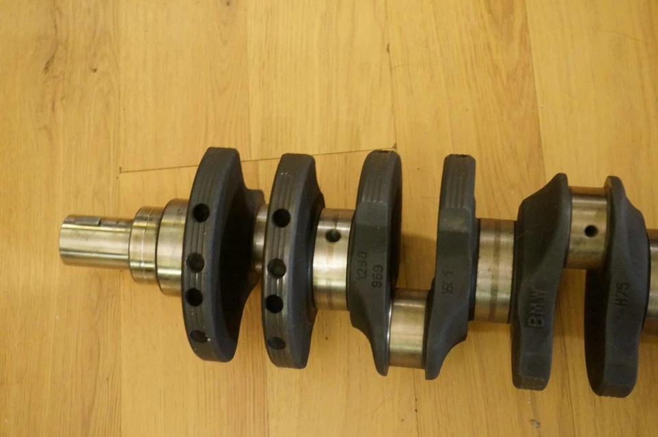 Manivela del cigüeñal 88-91 325is 325i 325ix OEM BMW E30 M20B25 Foto 3 de 4