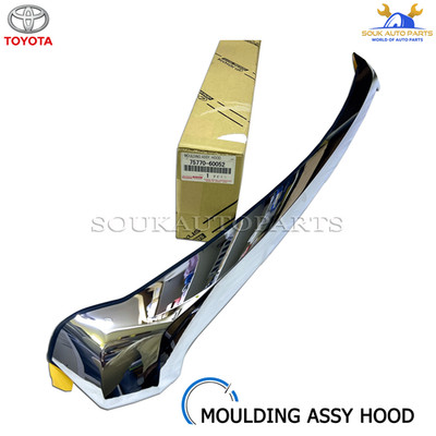 75770-60052 Genuine Toyota MOULDING ASSY HOOD 7577060052 OEM LAND