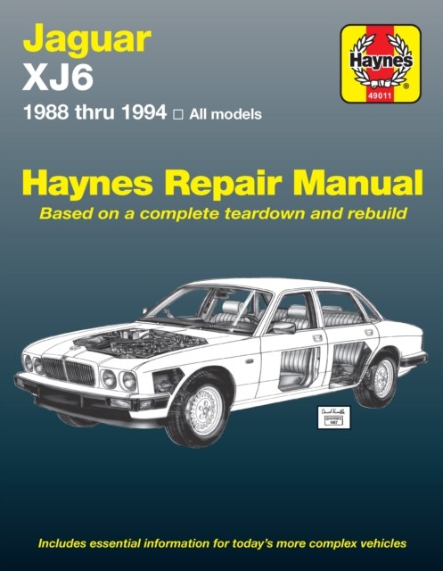 Jaguar XJ6, Vanden Plas & Sovereign (1988-1994) Haynes Repair Manual (USA)