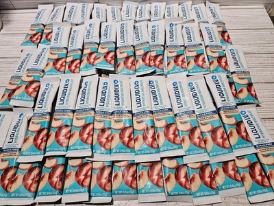 Liquid IV Hydration Sugar-Free White Peach Lot of 60 0.45 oz Stick Packs 9/2026
