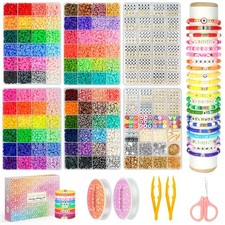 Friendship Bracelet Making Kit 96 Colors, 900pcs Letter Beads, 100pcs Number ...