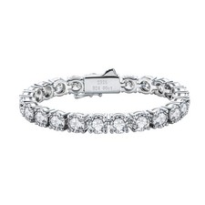 3mm/4mm/5mm/6.5mm Moissanite Tennis Bracelet D Color S925 Gift for Woman Men