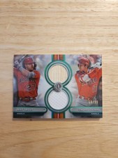 2024 Topps Tribute - Dual Relics Dual Players Mike Trout, Shohei Ohtani #DR2-TO