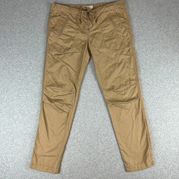 Country Road cargo style Pants Women's Size 6 Tan drawstring and zip
