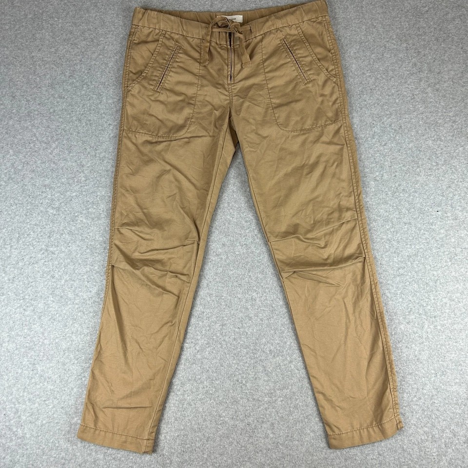 Country Road cargo style Pants Women's Size 6 Tan drawstring and zip