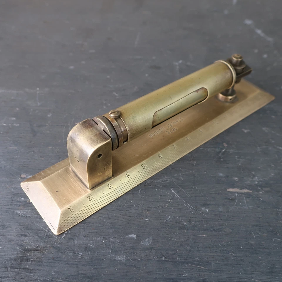 Antique Brass Spirit Level - Stanley London 1872 - Image 2 of 4