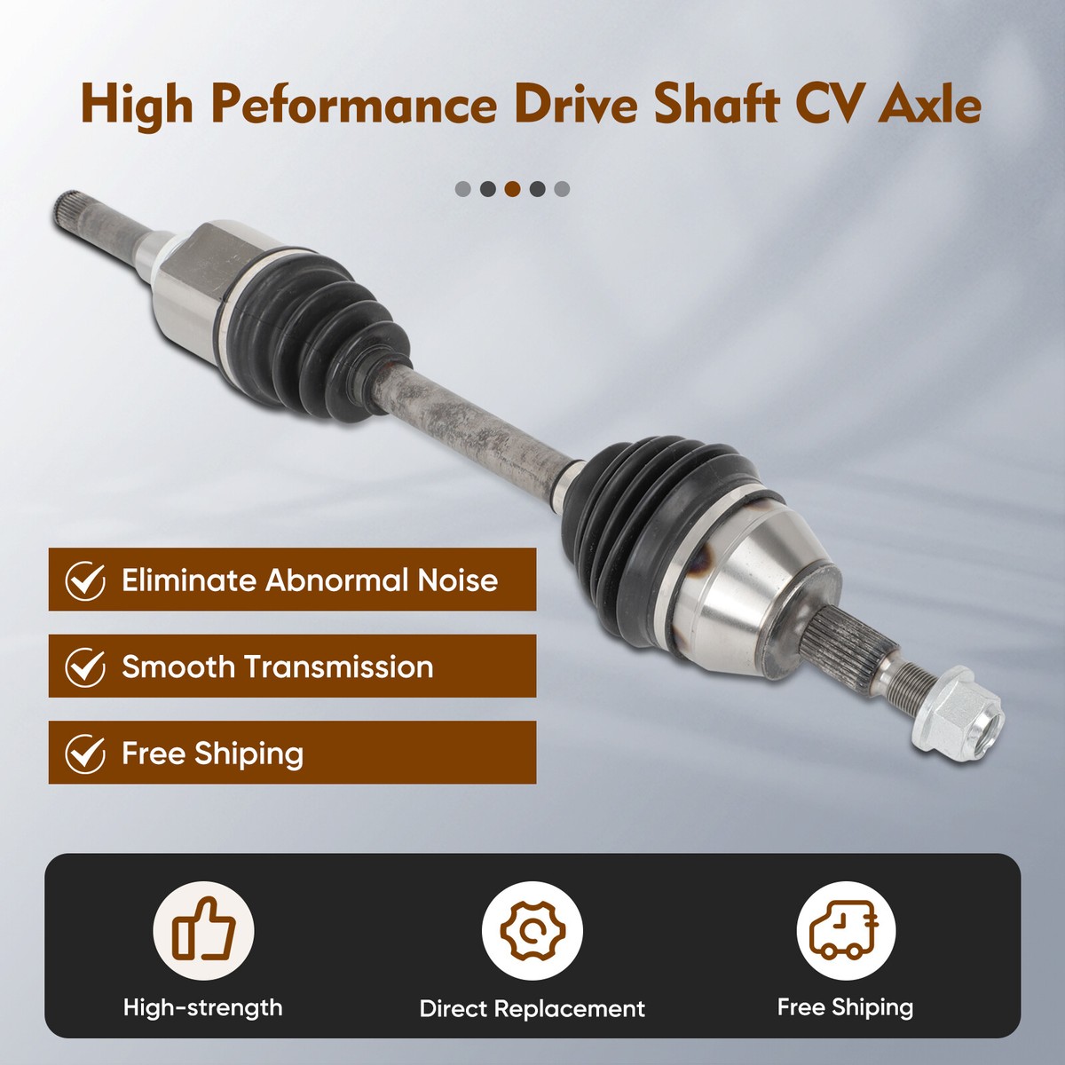 Front Left CV Axle Shaft For Ford Transit Connect 2.5L L4 2014