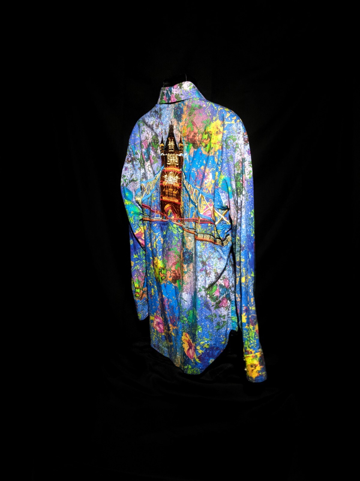 Robert Graham LTD  Admiralty Arch Long Sleeve Embroidered Shirt Medium image 8