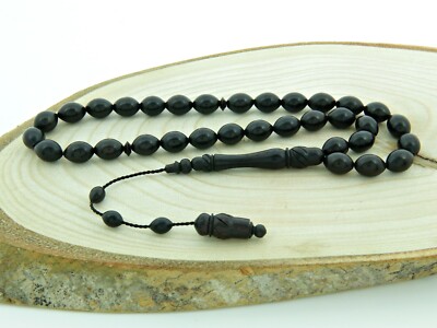 Ebony tree 33 beads Islamic Prayer Beads Misbaha Tesbih tasbih