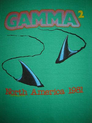 Vintage Concert T-Shirt GAMMA 2  81 RONNIE MONTROSE NEVER WORN NEVER WASH