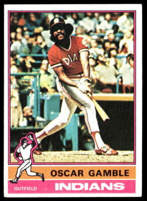 1976 Topps #74 Oscar Gamble BASEBALL Cleveland Indians