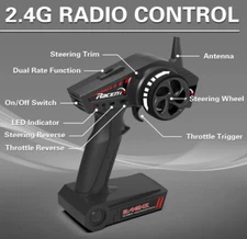 Racent 2.4GHz RC Radio Transmitter, FHSS Frequency Hopping Spread Spectrum, Used