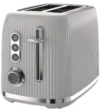 Image of Breville Bold 2-Slice Toaster with High-Lift & Wide Slots - Grey & Silver Chrome