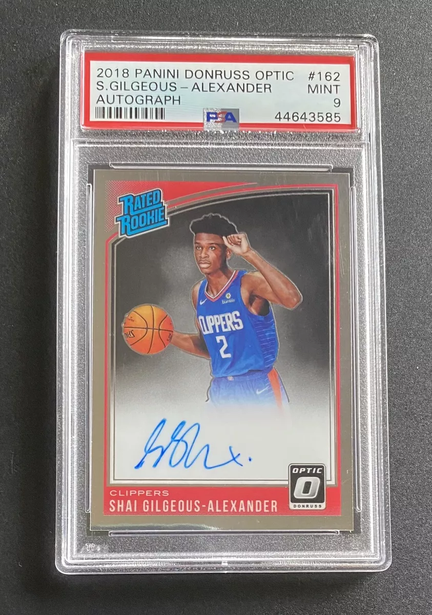 Shai Gilgeous Alexander RC auto/199 PSA9