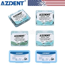 AZDENT Dental Orthodontic Buccal Tubes 1st Molar Bondable Non-Conv MBT/Roth .022